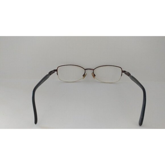 Authentic Clearvision 52*17*130mm Millie Brown Half Rimmed Eyeglasses Frames - Picture 3 of 6